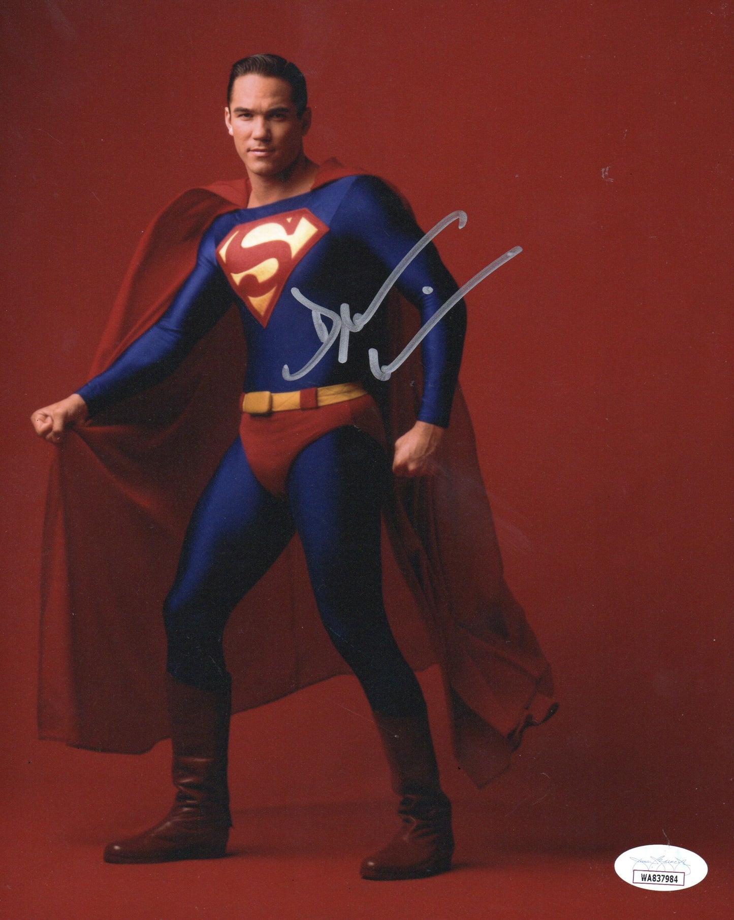 DEAN CAIN SIGNED SUPERMAN 8X10 PHOTO (4) ALSO JSA
