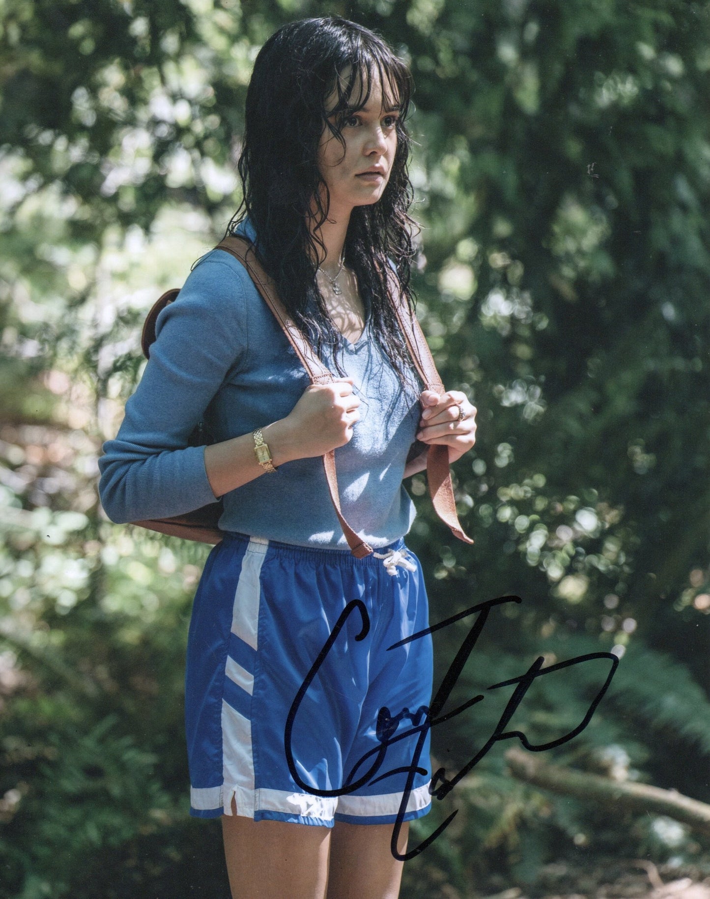 COURTNEY EATON SIGNED YELLOWJACKETS PHOTO (1)