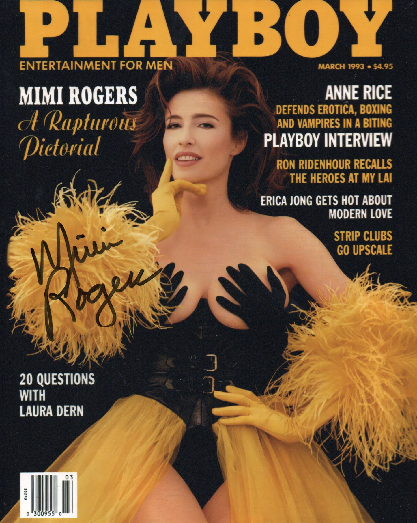 MIMI ROGERS SIGNED SEXY 10X8 PHOTO