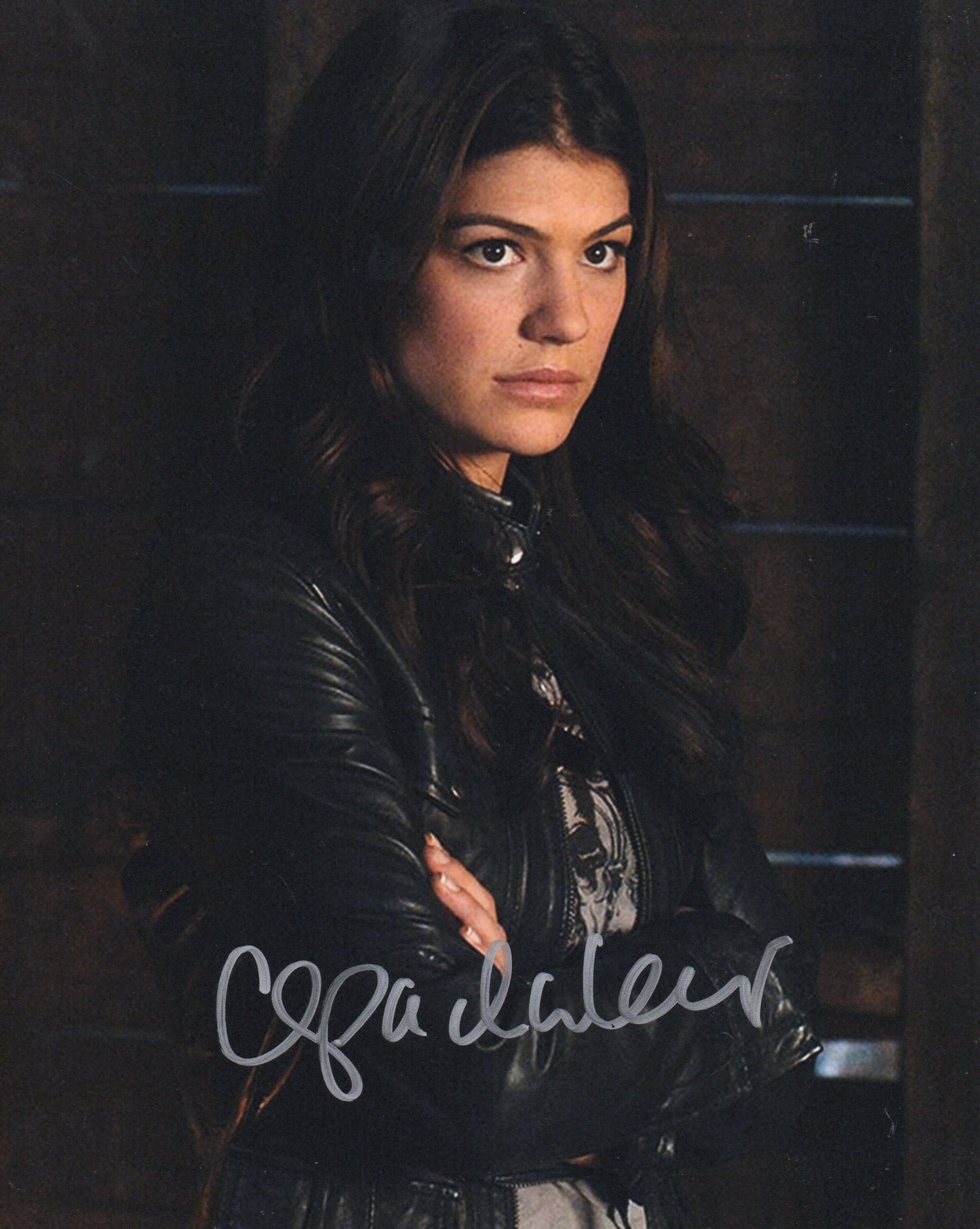 GENEVIEVE CORTESE PADALECKI SIGNED SUPERNATURAL 10X8 PHOTO (1)