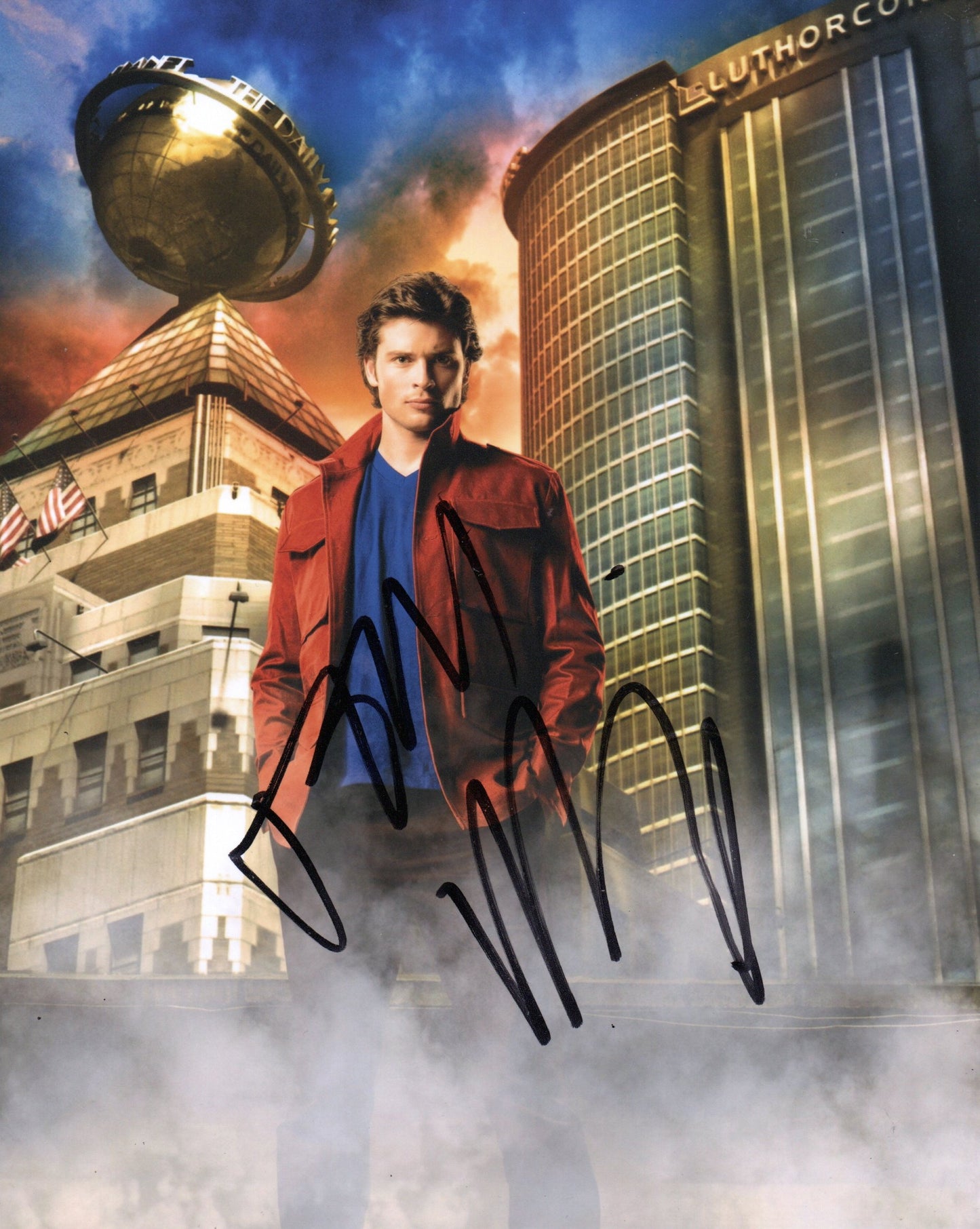TOM WELLING SIGNED SMALLVILLE 8X10 PHOTO (7)