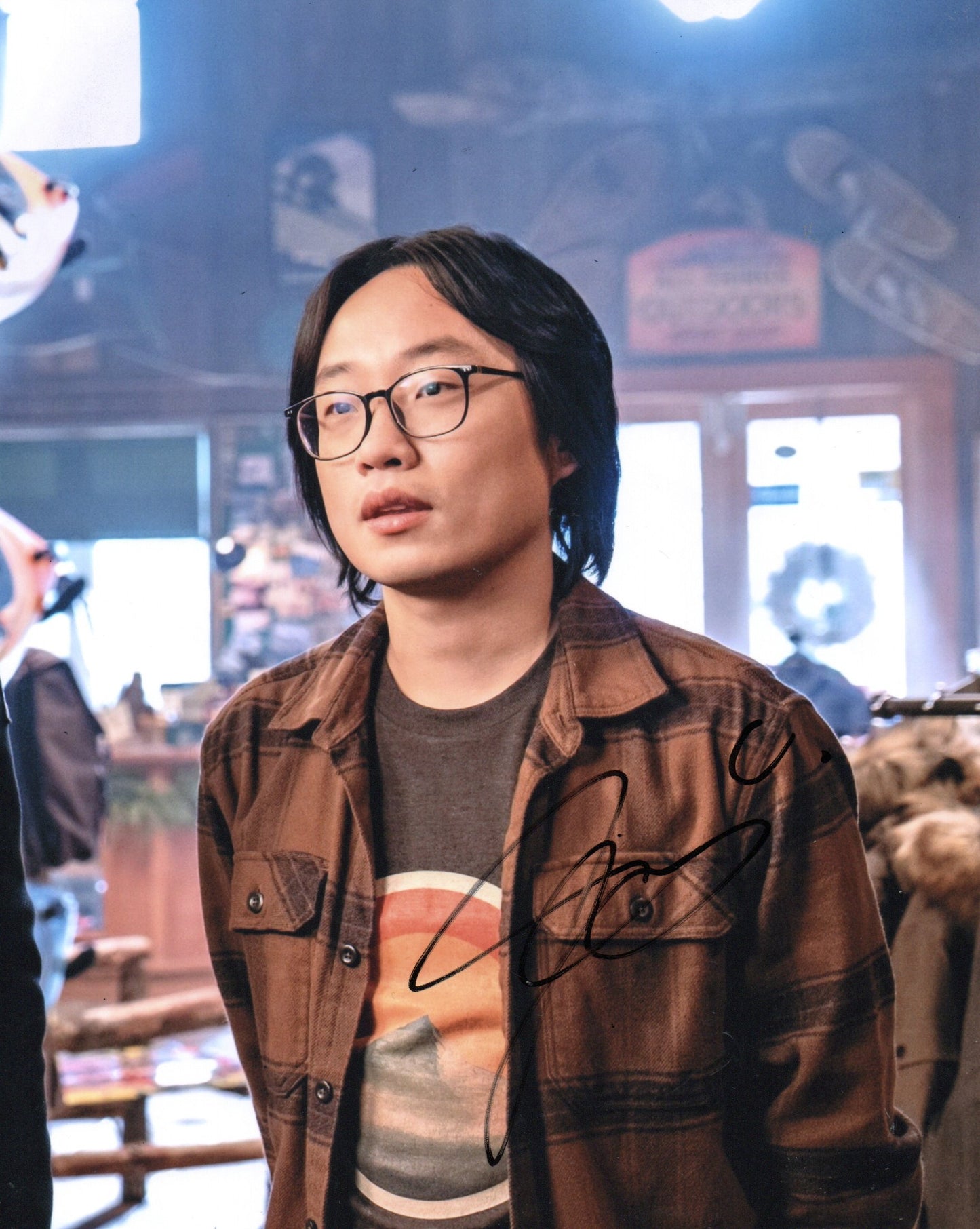 JIMMY O.YANG SIGNED LOVE HARD 8X10 PHOTO (2)