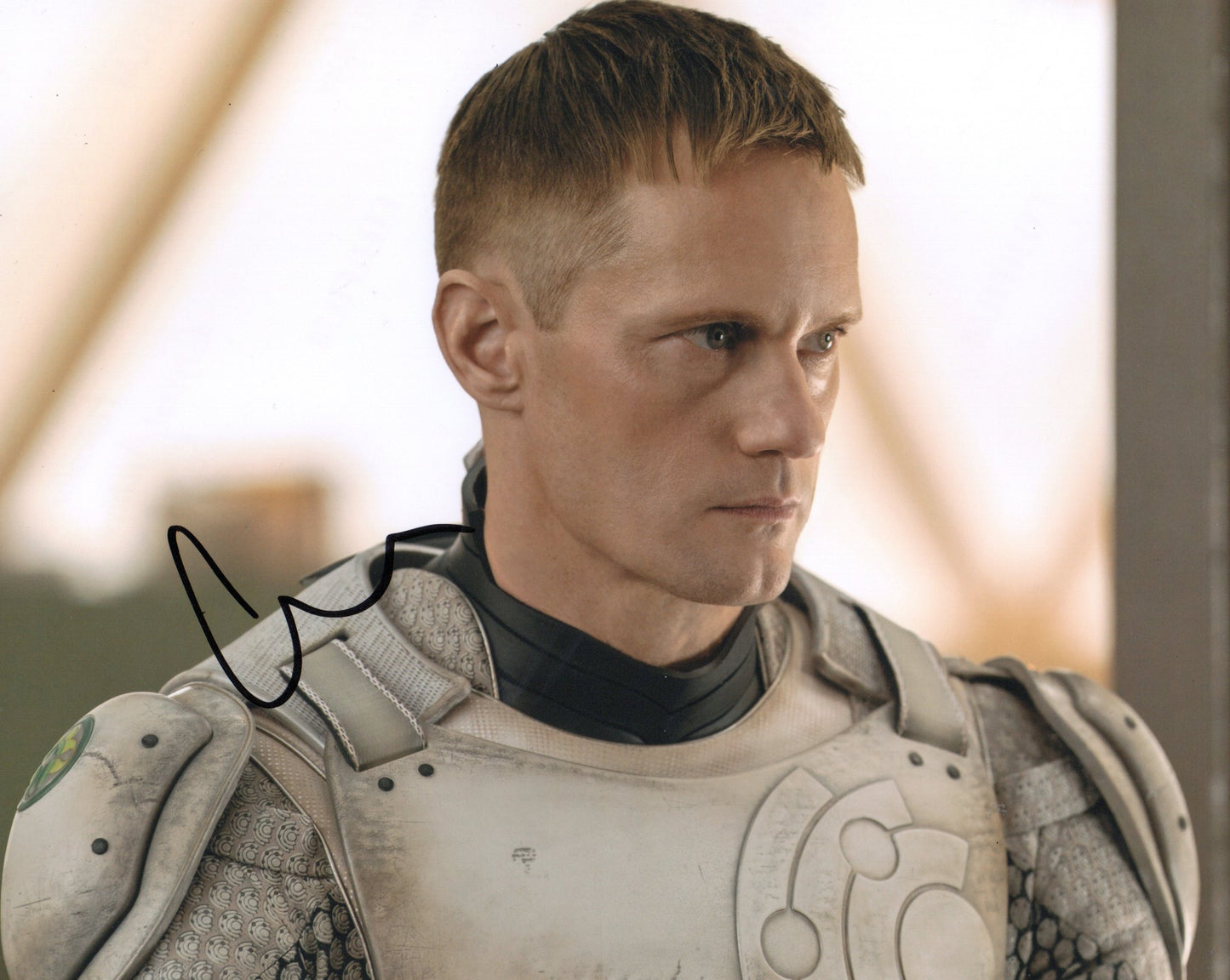 ALEXANDER SKARSGARD SIGNED MURDERBOT 8X10 PHOTO (2)