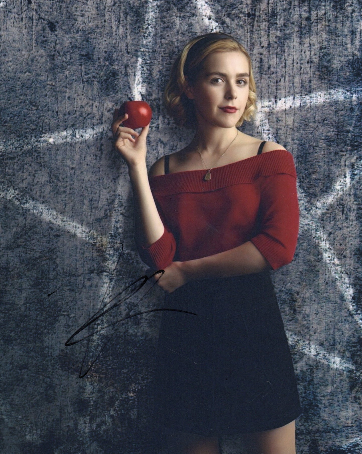 KIERNAN SHIPKA SIGNED CHILLING ADVENTURES OF SABRINA 10X8 PHOTO (3)