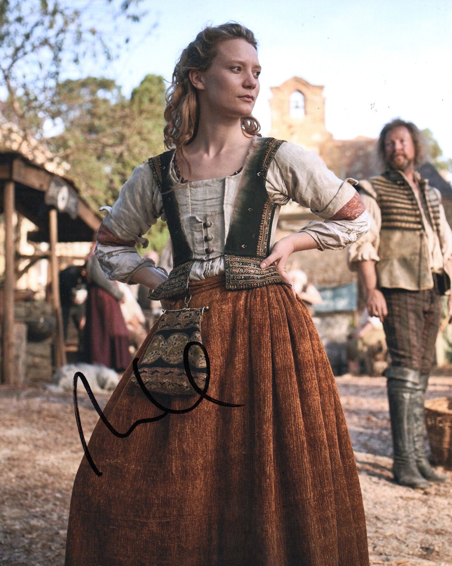 MIA WASIKOWSKA SIGNED JUDY AND PUNCH 10X8 PHOTO (1)