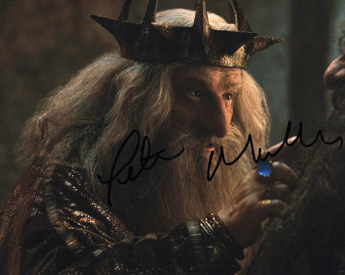 PETER MULLAN SIGNED THE RINGS OF POWER 8X10 PHOTO (2)