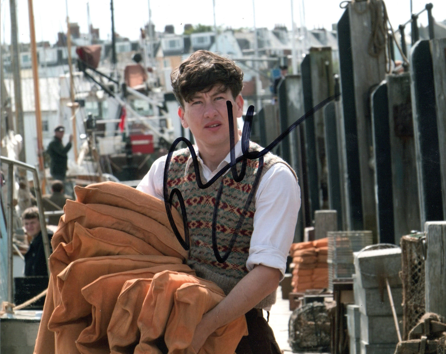 BARRY KEOGHAN SIGNED DUNKIRK 8X10 PHOTO (1)