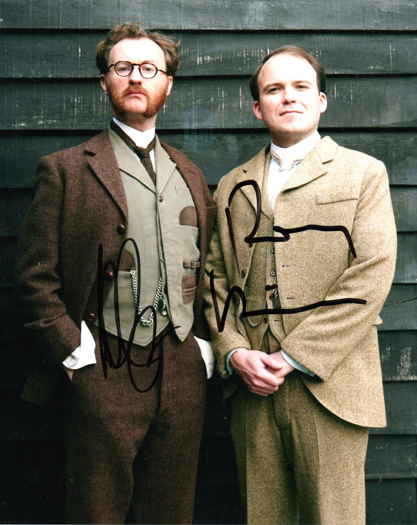 MARK GATISS AND RORY KINNEAR SIGNED FIRST MEN IN THE MOON 8X10 PHOTO (1)