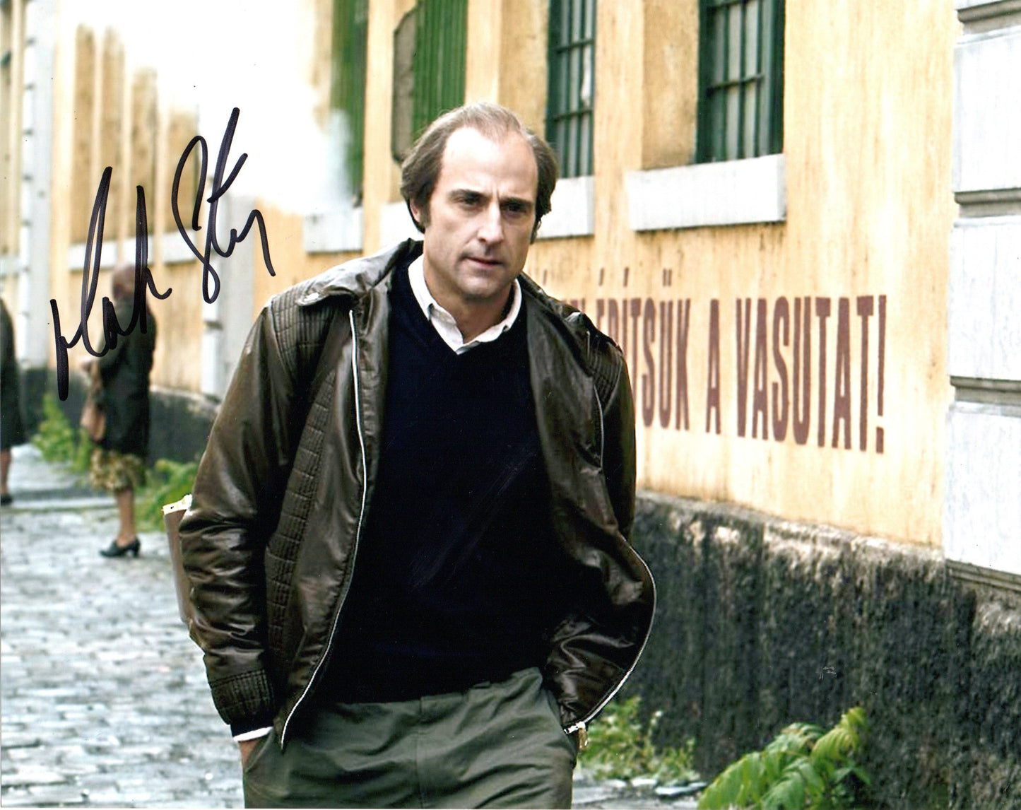 MARK STRONG SIGNED TINKER TAILOR SOLDIER SPY 8X10 PHOTO