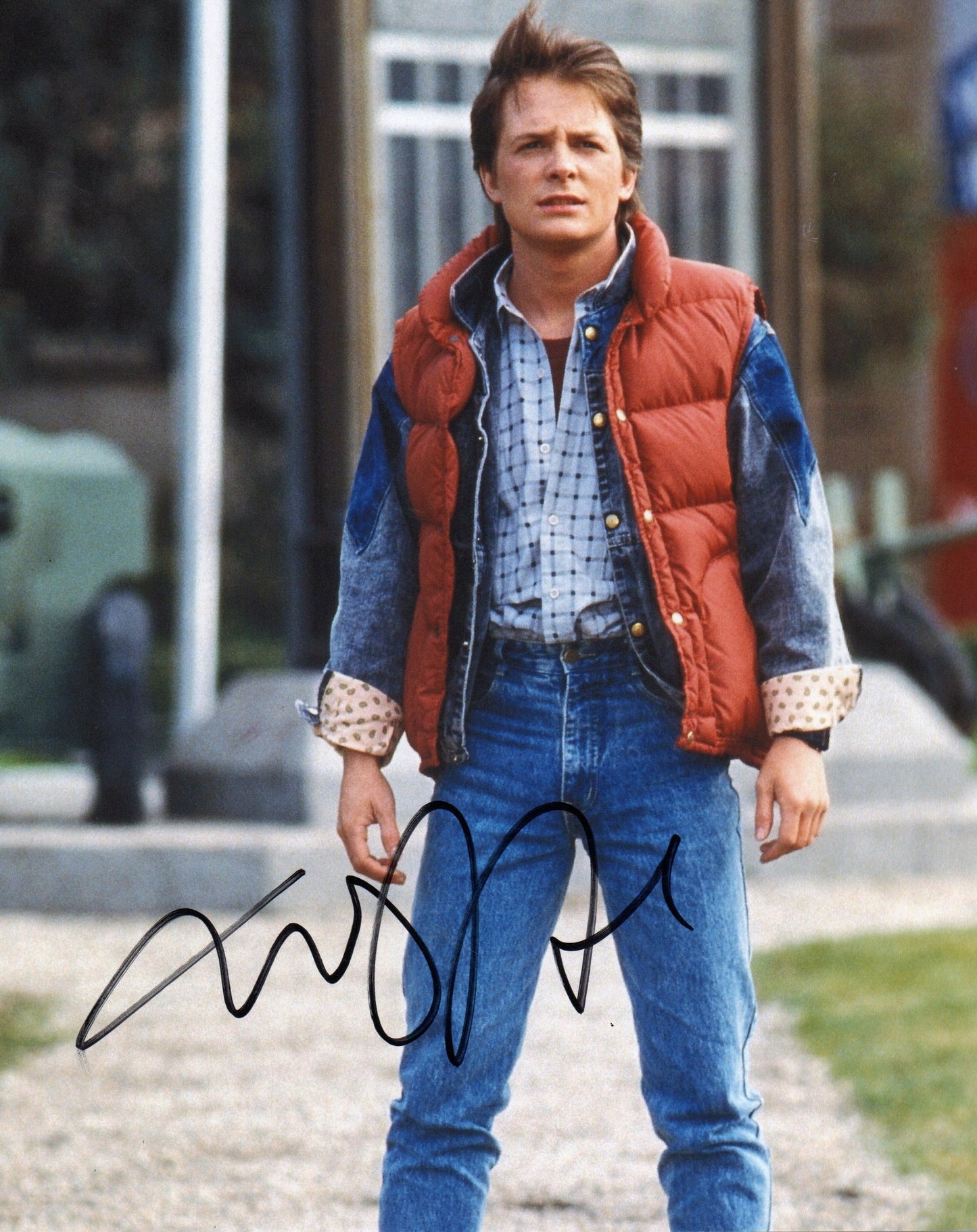 Michael J Fox Signed Back to the Future Signed Photo (11)