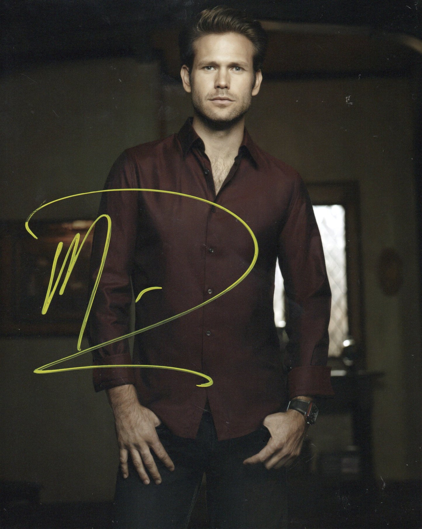 MATTHEW DAVIS SIGNED THE VAMPIRE DIARIES 8X10 PHOTO (4)