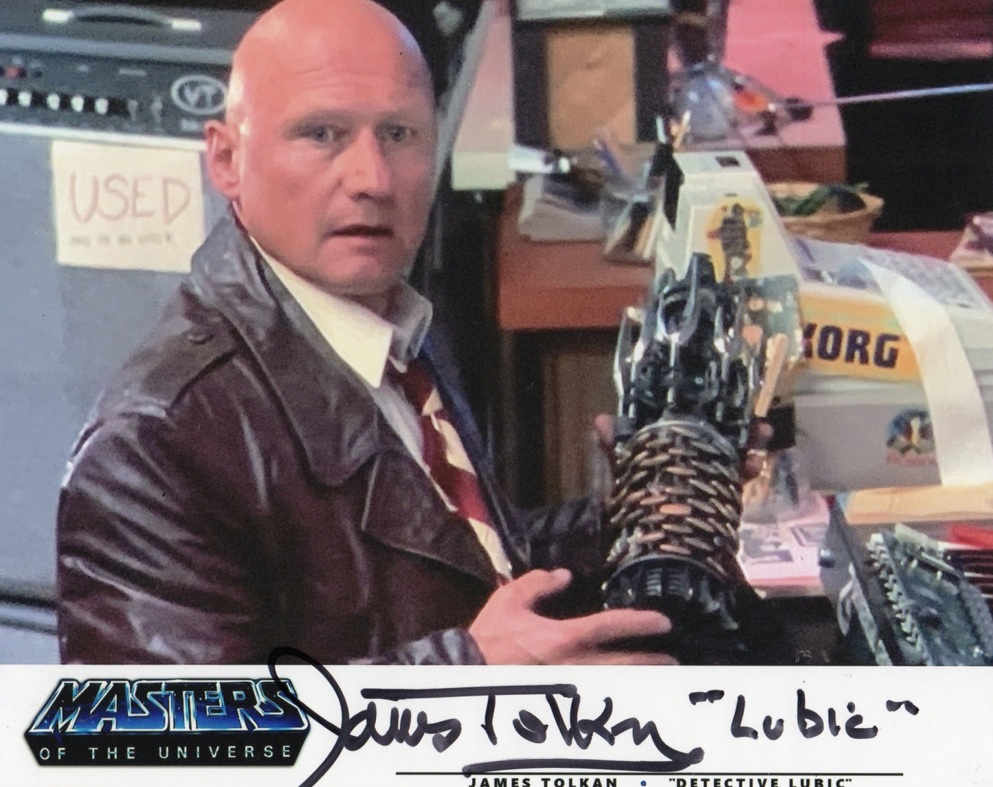 JAMES TOLKAN SIGNED MASTERS OF THE UNIVERSE 8X10 PHOTO (3)