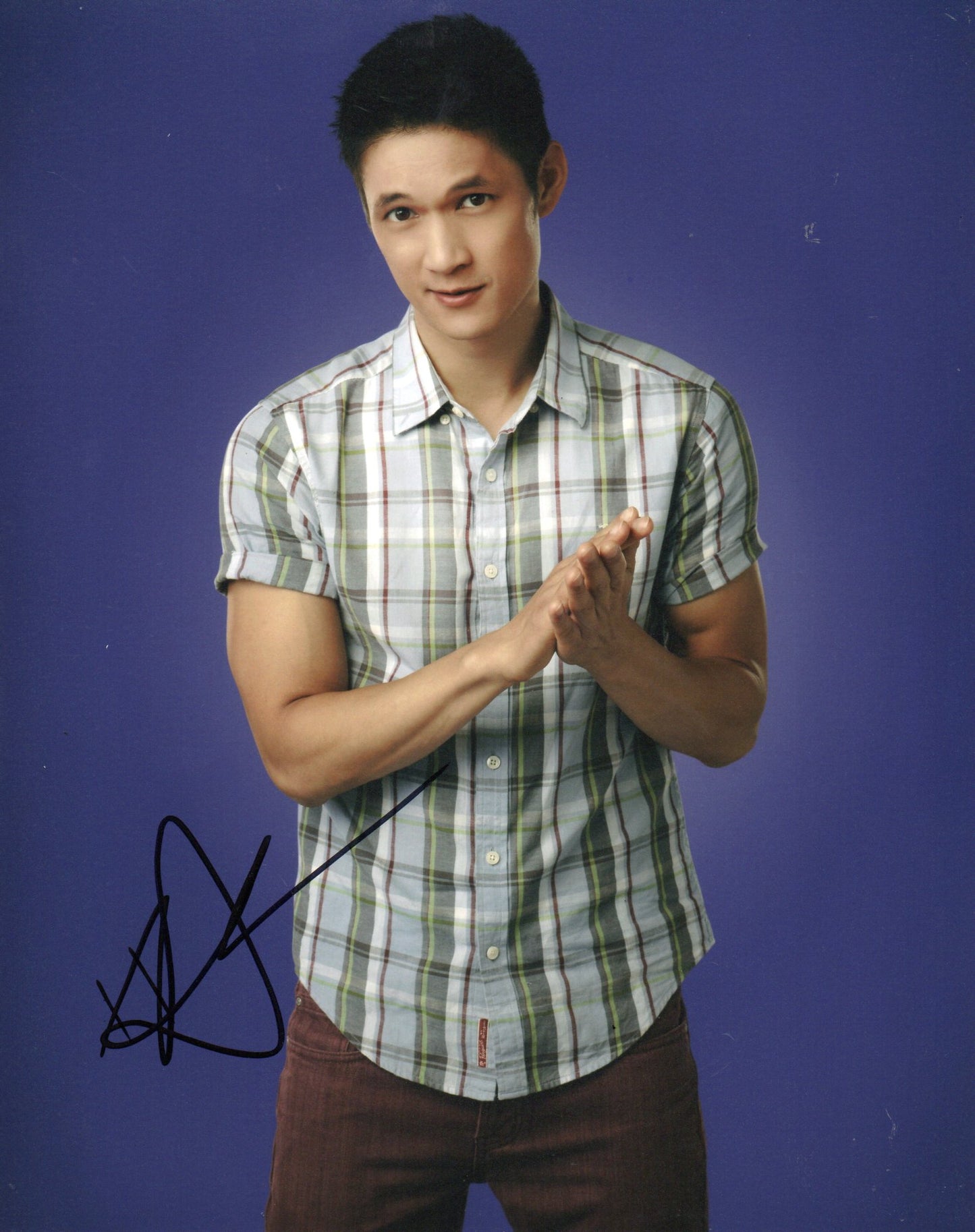 HARRY SHUM JR SIGNED GLEE 8X10 PHOTO (2)