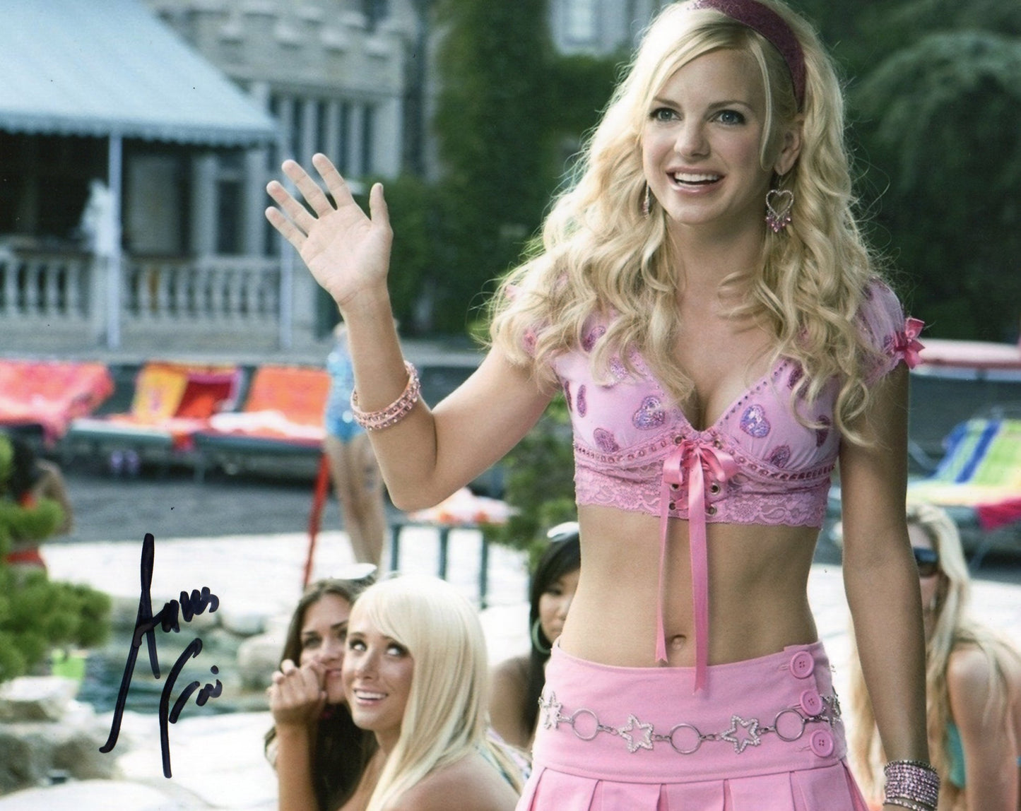 ANNA FARIS SIGNED THE HOUSE BUNNY 10X8 PHOTO