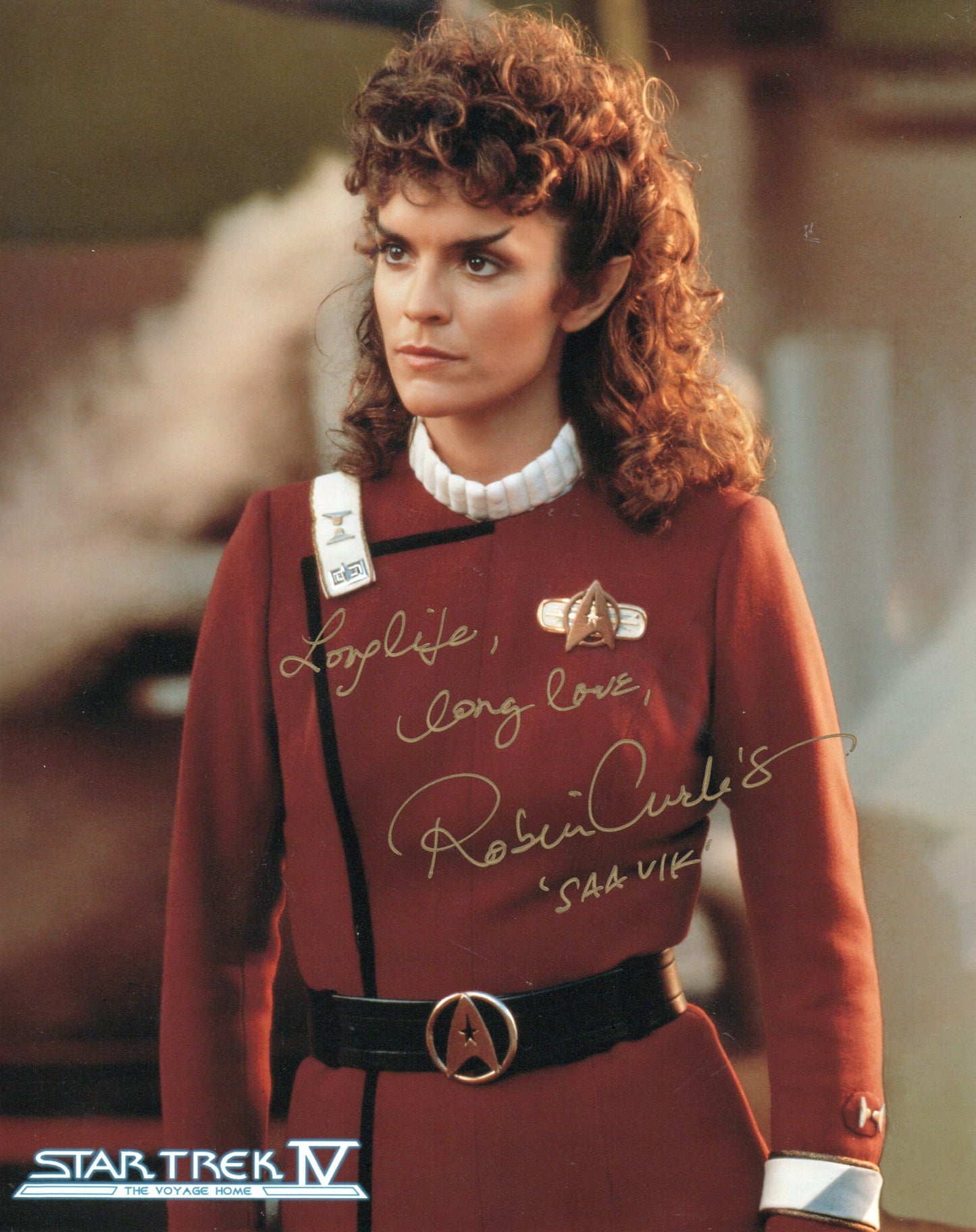 ROBIN CURTIS SIGNED STAR TREK 10X8 PHOTO (7)