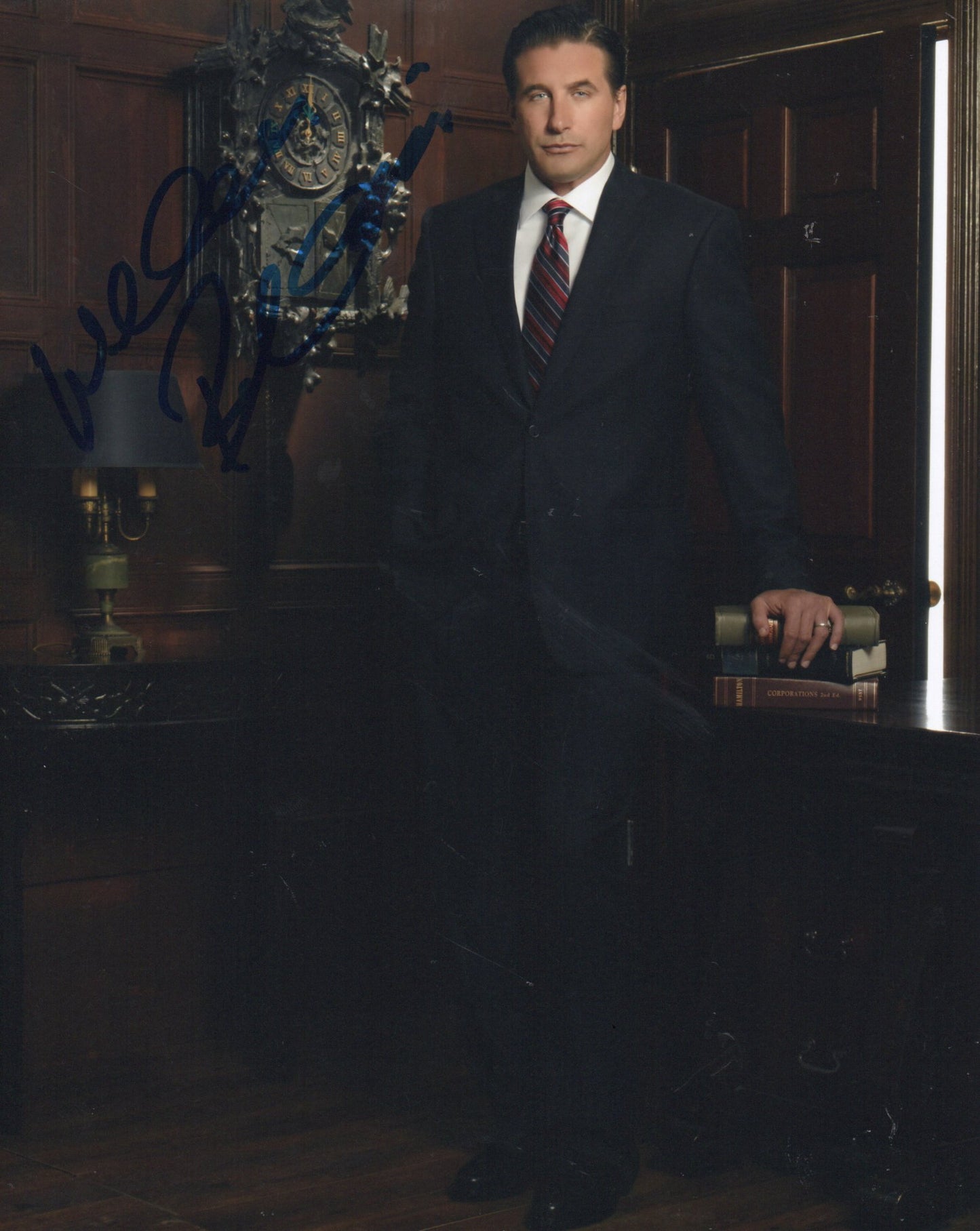 WILLIAM BALDWIN SIGNED DIRTY SEXY MONEY 8X10 PHOTO