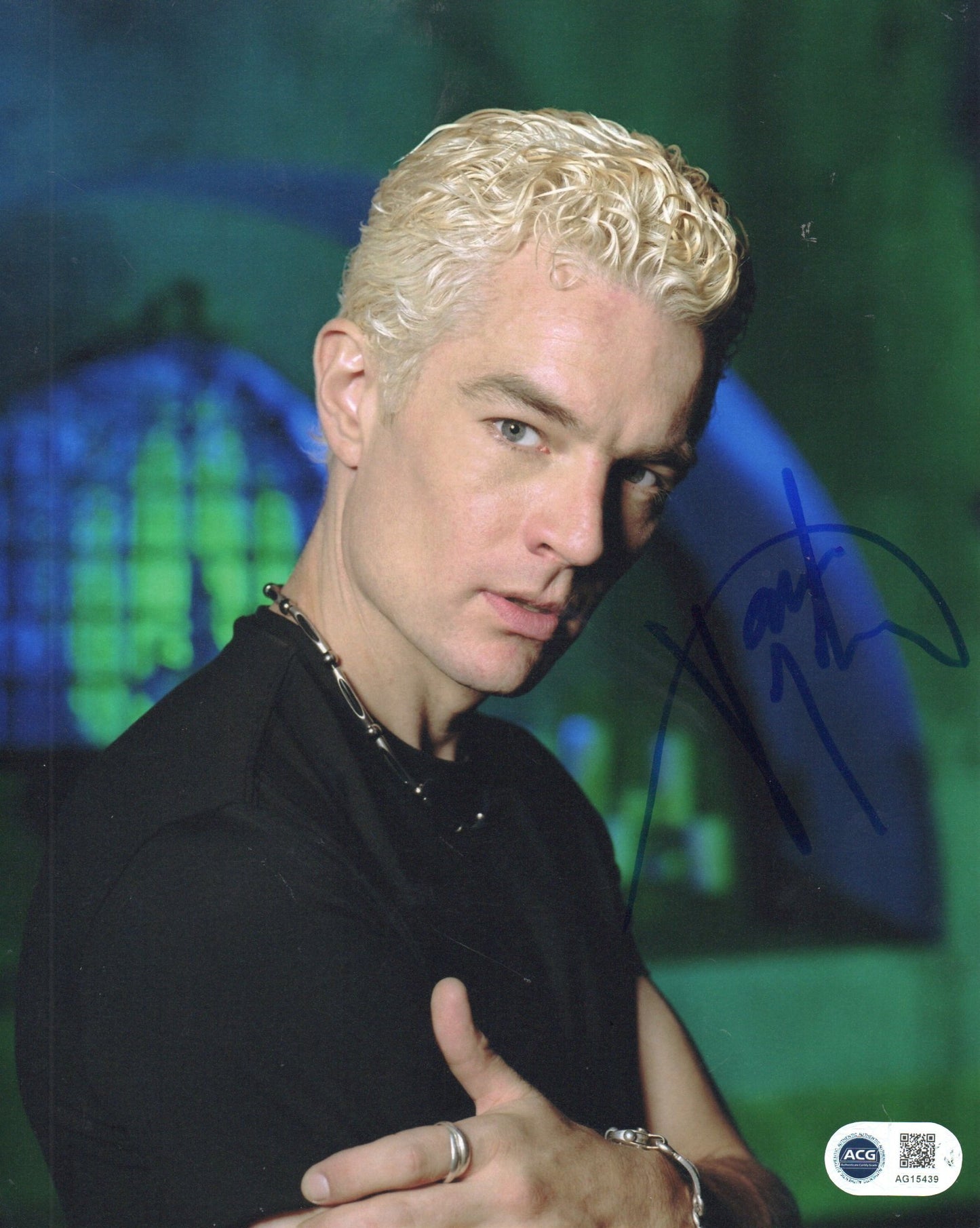 JAMES MARSTERS SIGNED BUFFY 8X10 PHOTO (4) ALSO ACG
