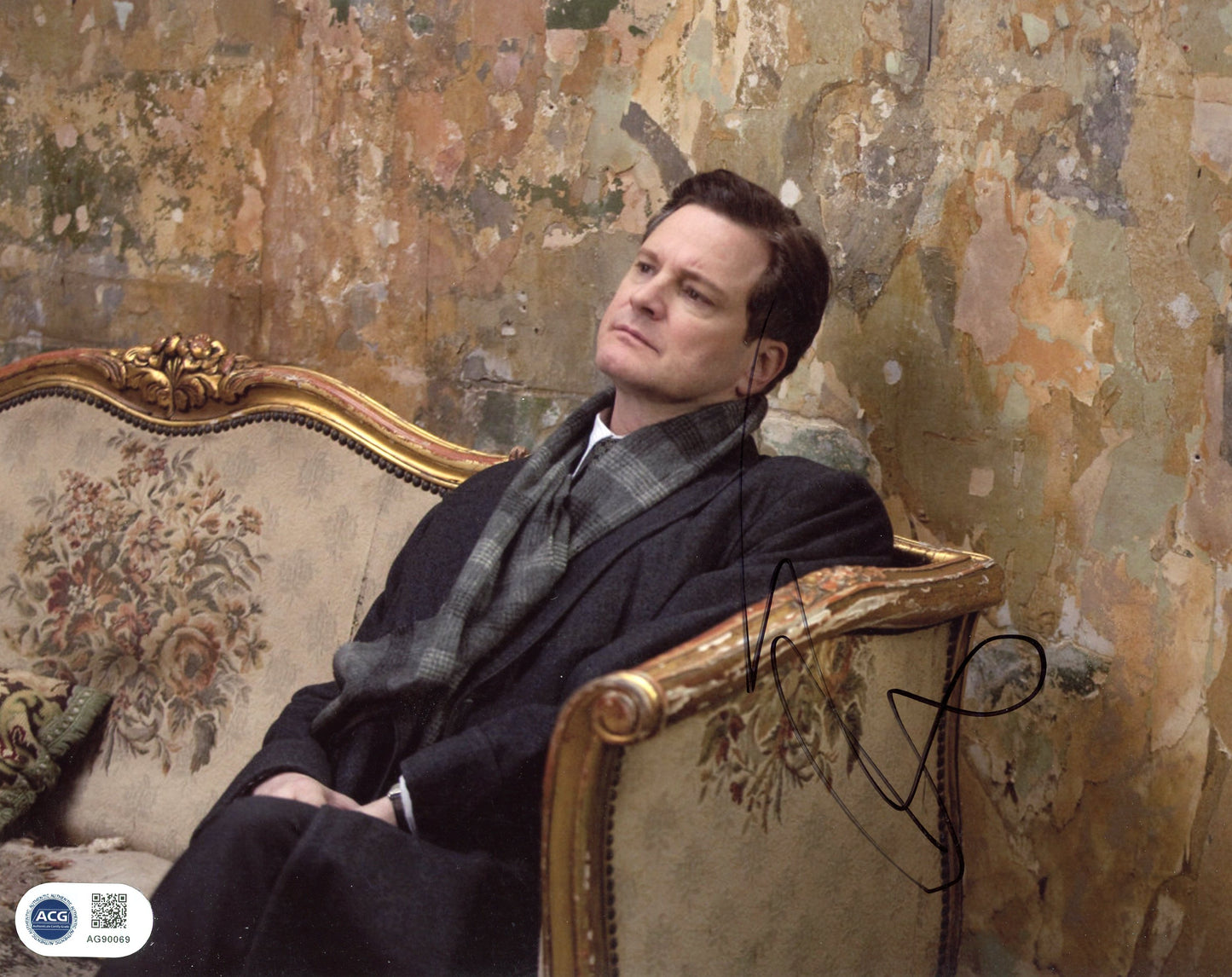 COLIN FIRTH SIGNED THE KING'S SPEECH 10X8 PHOTO (2) ALSO ACG CERTIFICATION