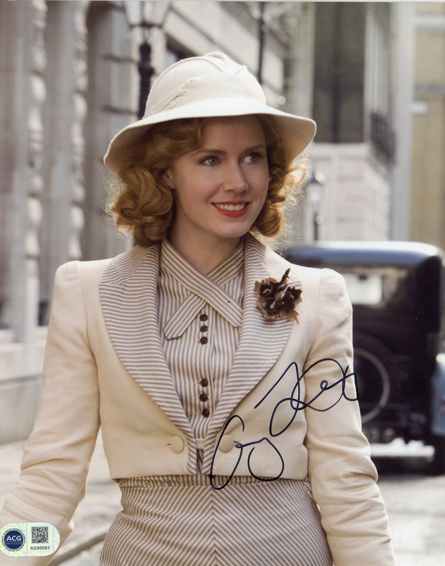 AMY ADAMS SIGNED SEXY 10X8 PHOTO (5) ALSO ACG CERTIFICATION
