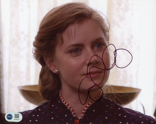 AMY ADAMS SIGNED SEXY 10X8 PHOTO (2) ALSO ACG CERTIFICATION