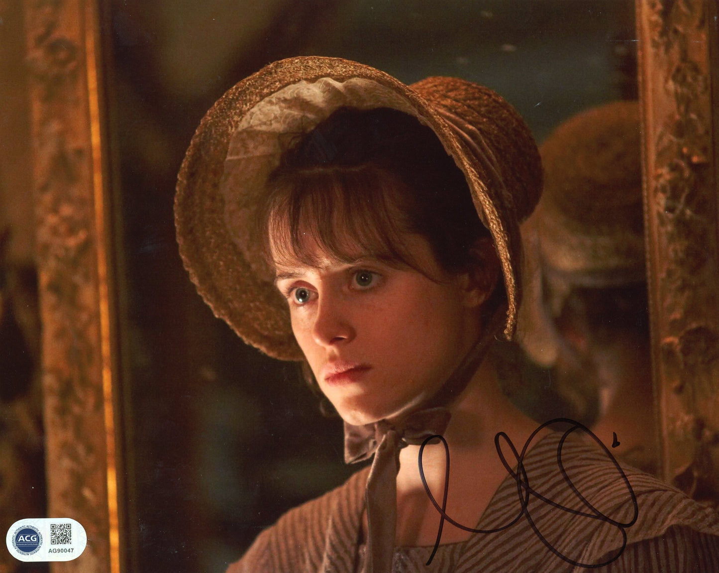 CLAIRE FOY SIGNED LITTLE DORRIT 10X8 PHOTO (2) ALSO ACG CERTIFICATION