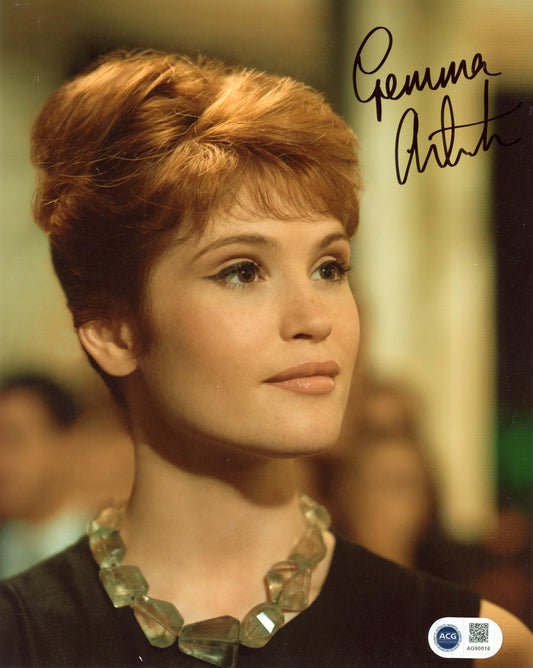 GEMMA ARTERTON SIGNED QUANTUM OF SOLACE 10X8 PHOTO (2) ALSO ACG CERTIFICATION