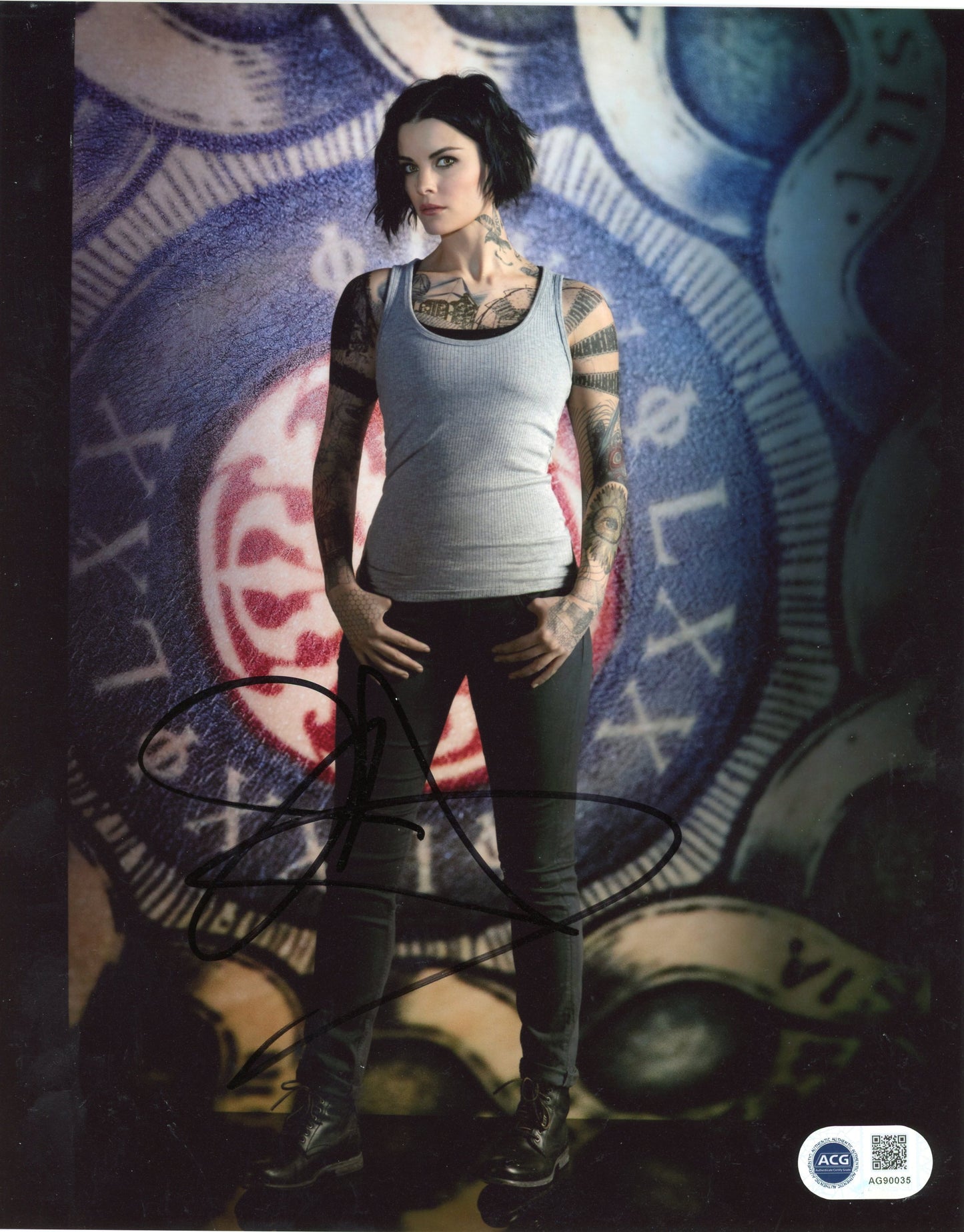 JAIMIE ALEXANDER SIGNED SEXY BLINDSPOT 10X8 PHOTO (1) ALSO ACG CERTIFICATION