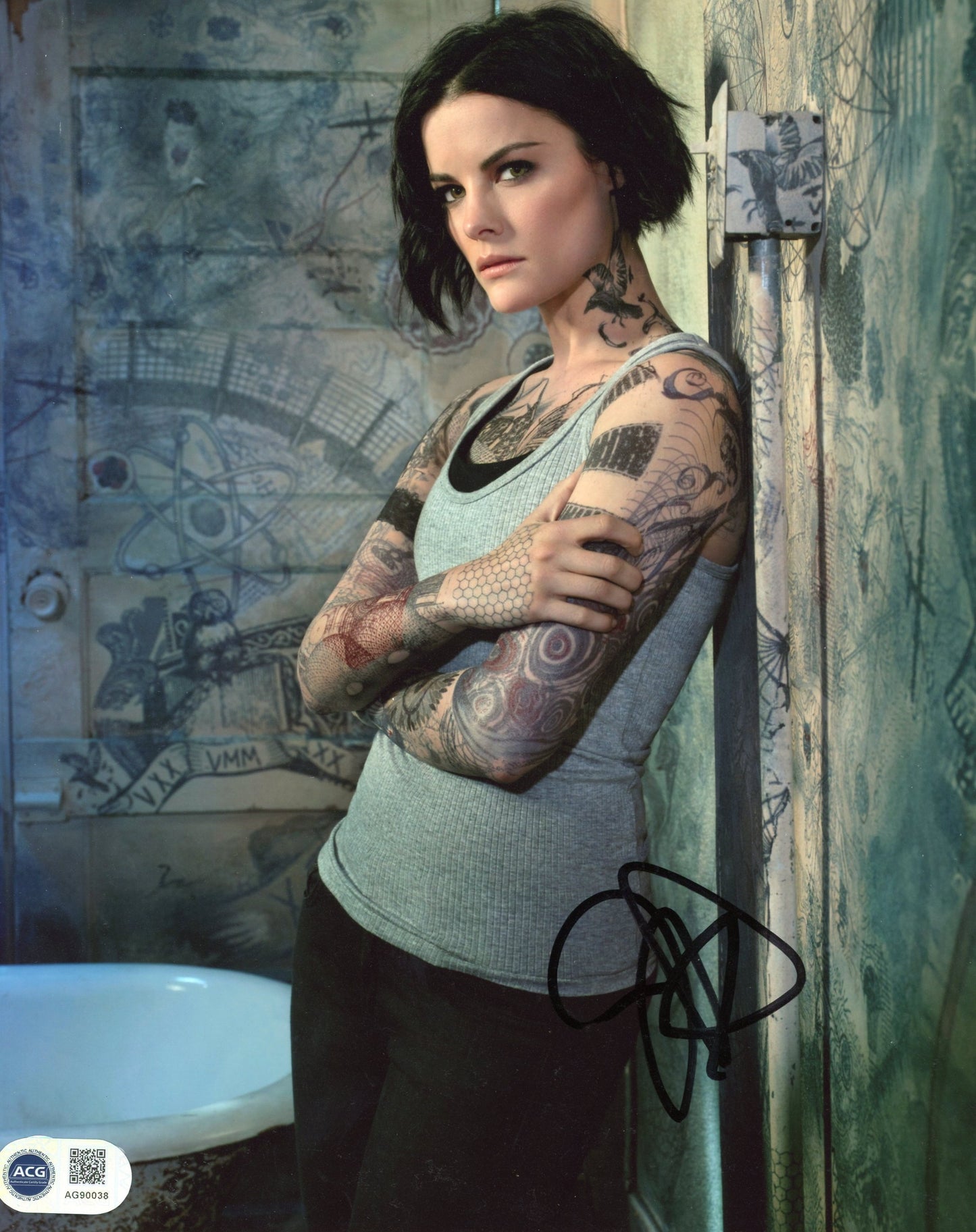 JAIMIE ALEXANDER SIGNED SEXY BLINDSPOT 10X8 PHOTO (3)ALSO ACG CERTIFICATION