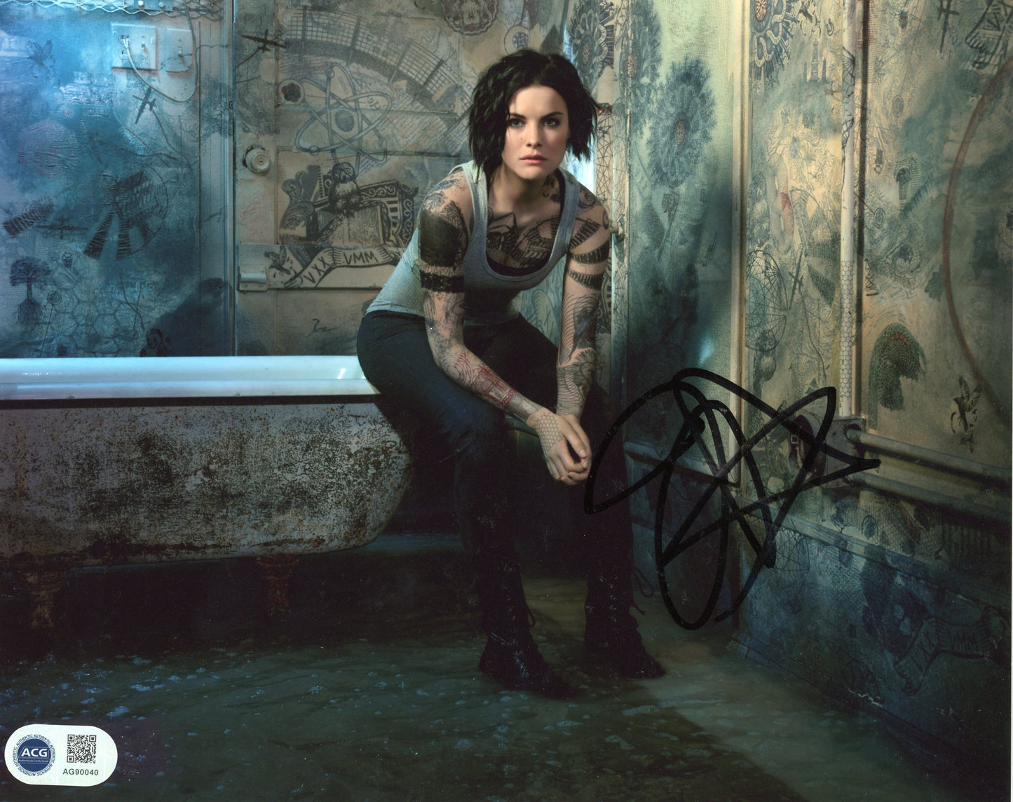 JAIMIE ALEXANDER SIGNED SEXY BLINDSPOT 10X8 PHOTO (4)ALSO ACG CERTIFICATION