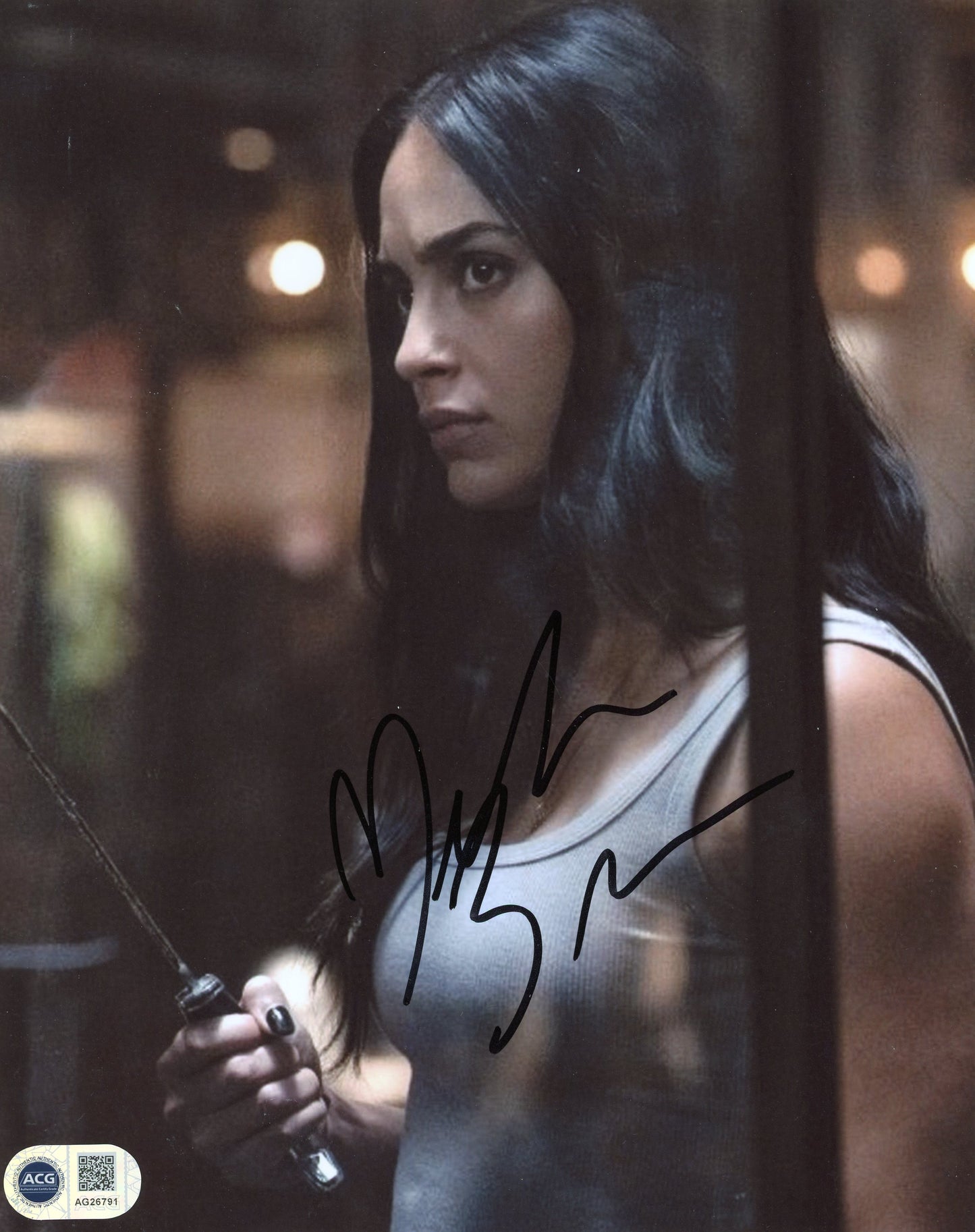 MELISSA BARRERA SIGNED SCREAM 10X8 PHOTO (6) ALSO ACG CERT AUTHENTICATION
