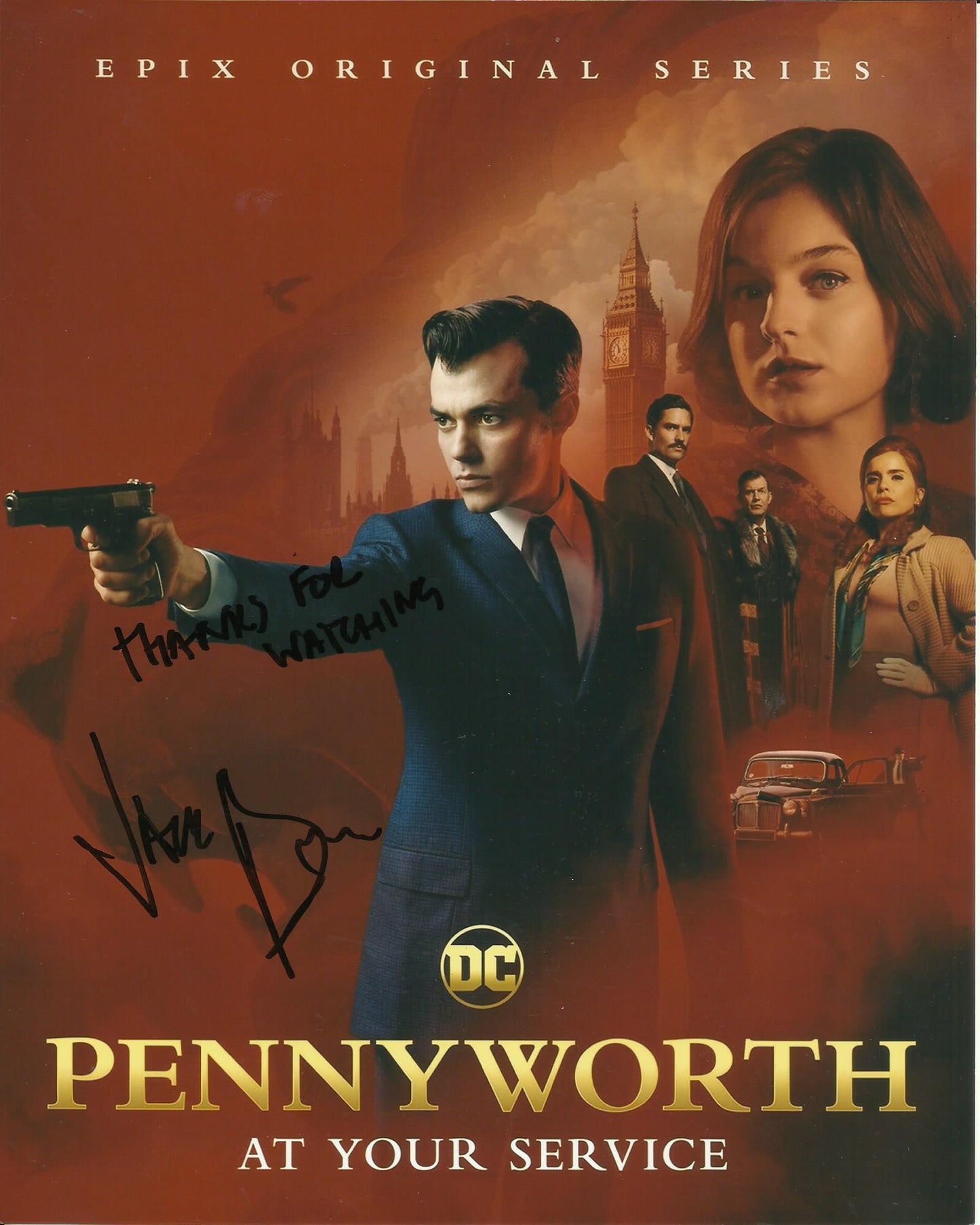 JACK BANNON SIGNED PENNYWORTH 8X10 PHOTO (2)