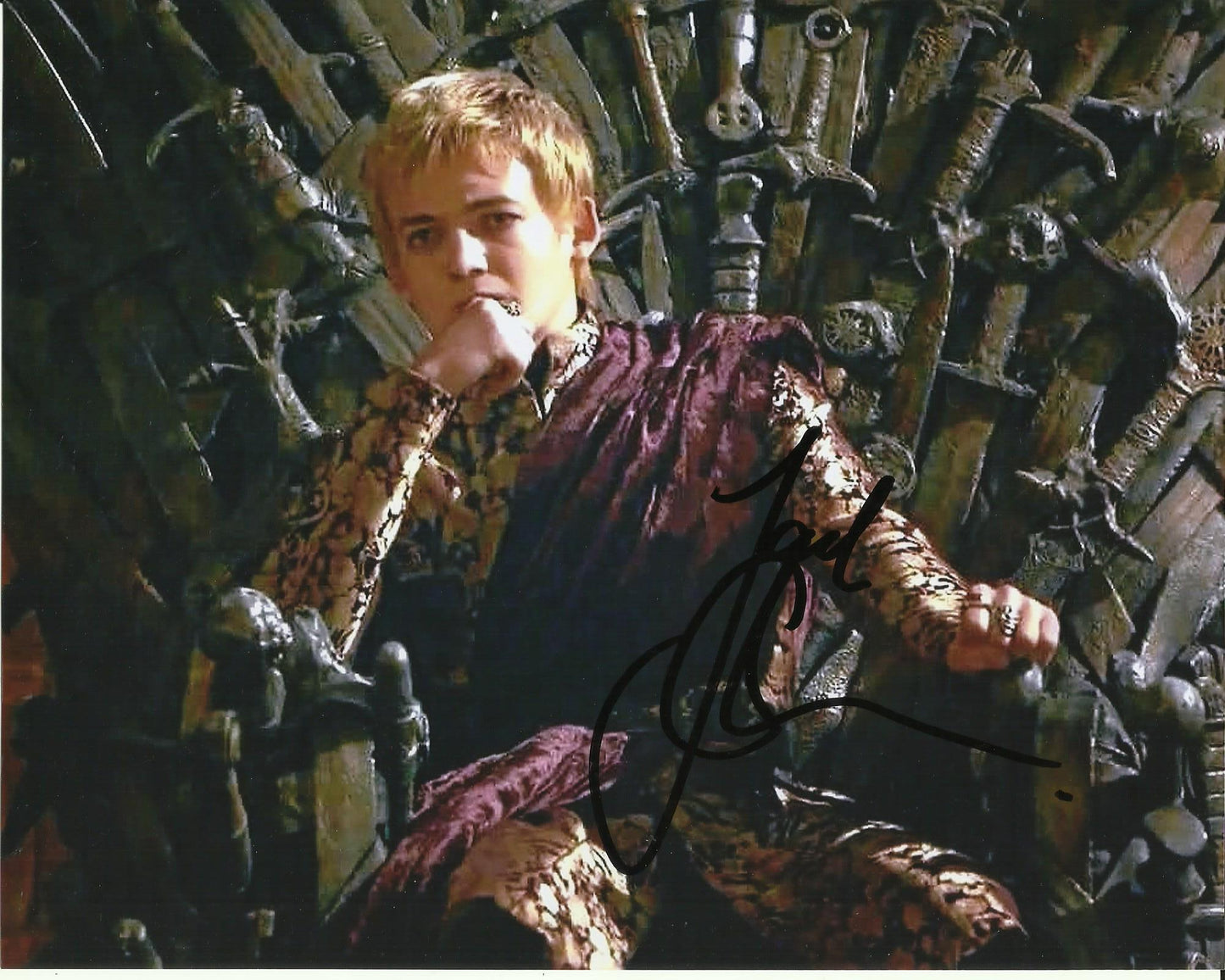 JACK GLEESON SIGNED GAME OF THRONES 8X10 PHOTO (6)