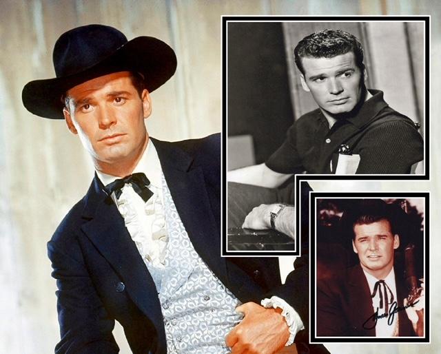JAMES GARNER SIGNED YOUNG PHOTO MOUNT