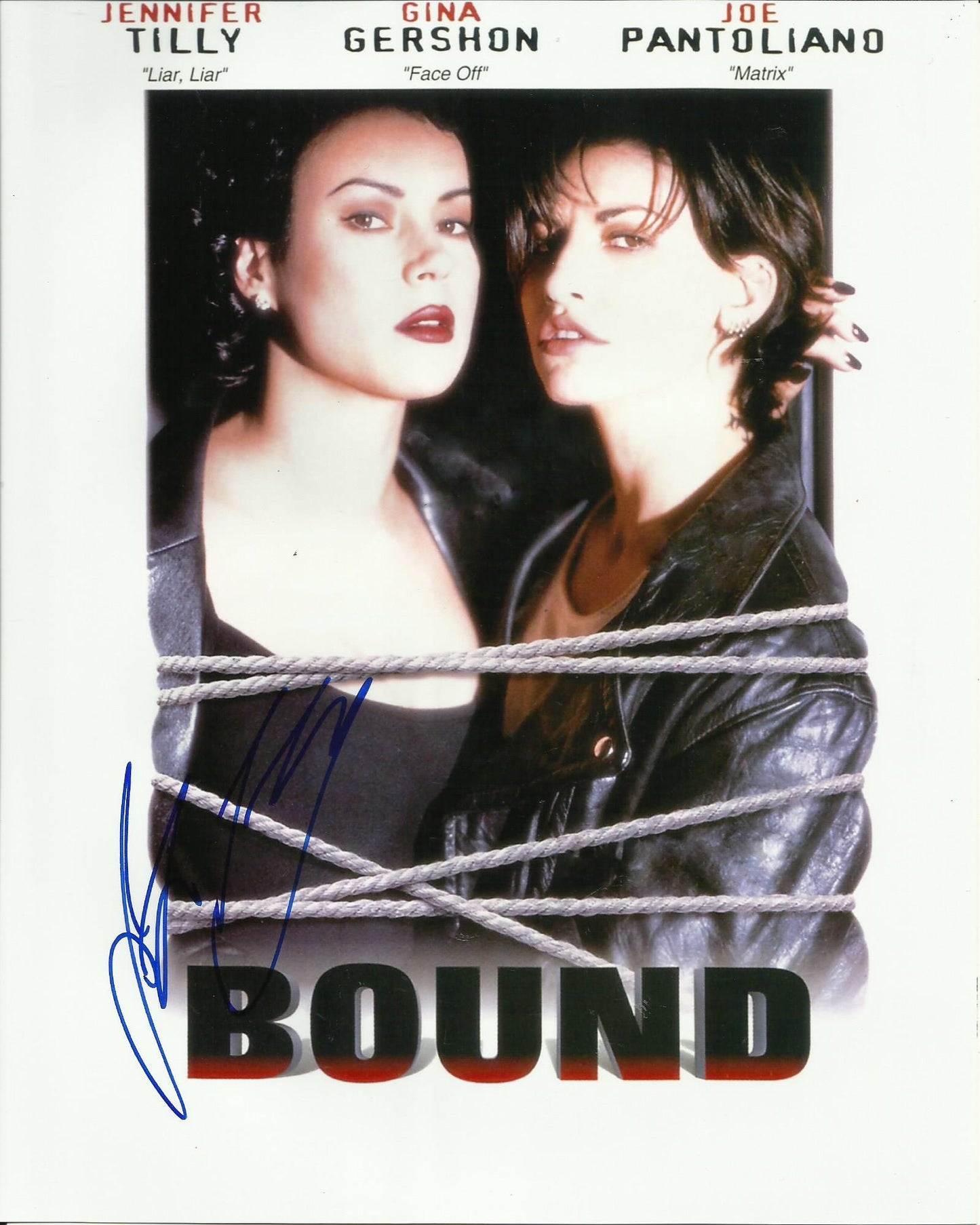 JENNIFER TILLY SIGNED SEXY BOUND 10X8 PHOTO