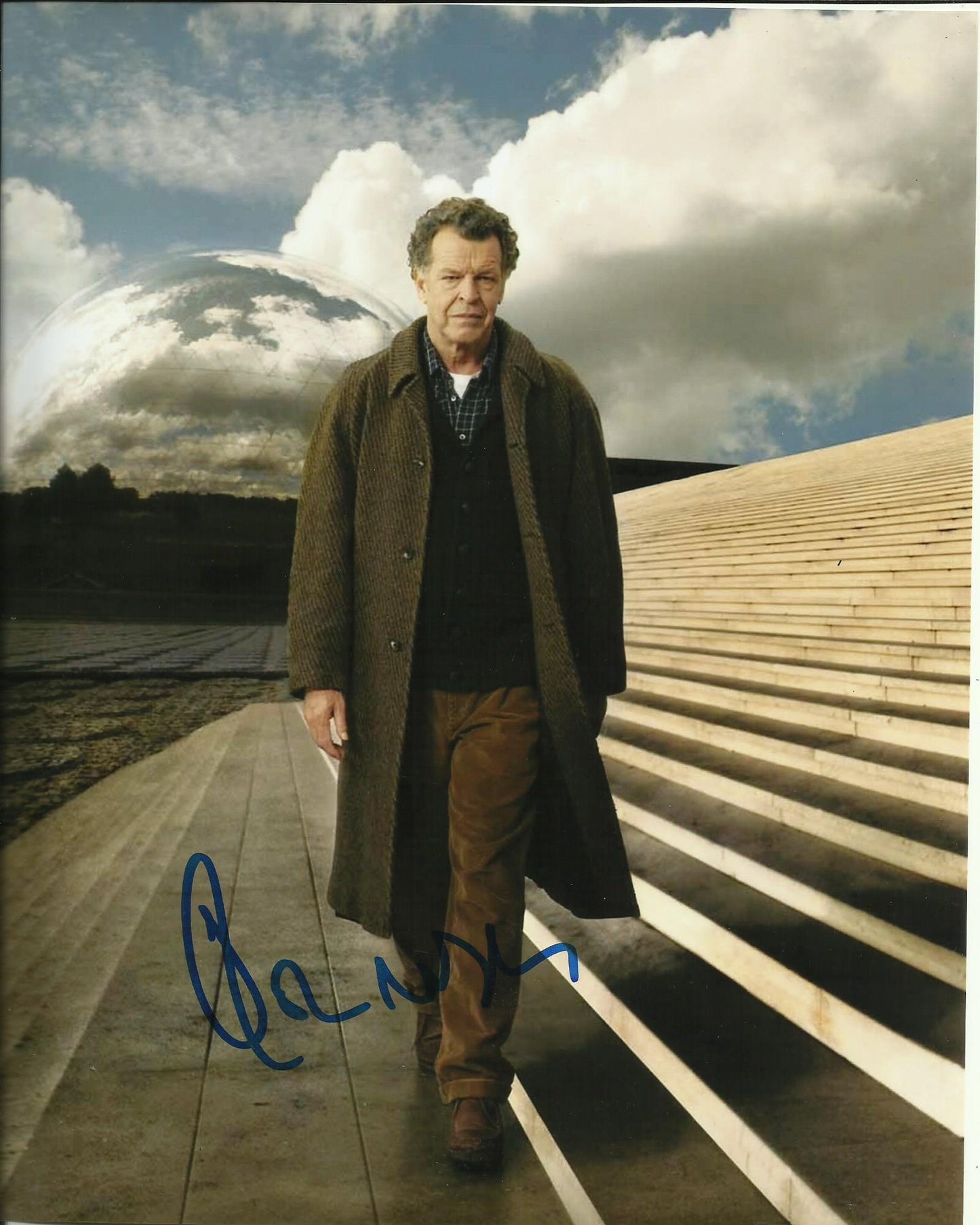 JOHN NOBLE SIGNED FRINGE 8X10 PHOTO (1)
