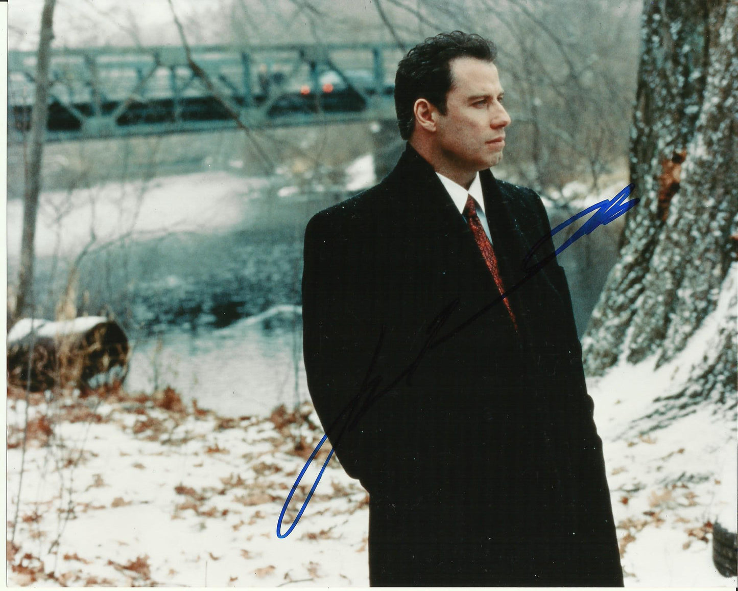 JOHN TRAVOLTA SIGNED 8X10 PHOTO (1)