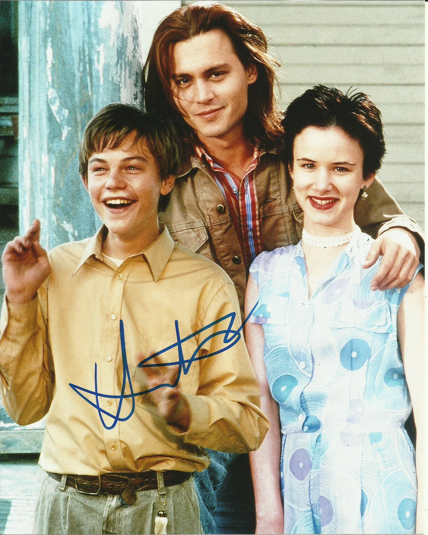 JULIETTE LEWIS SIGNED WHATS EATING GILBERT GRAPE 10X8 PHOTO (2)