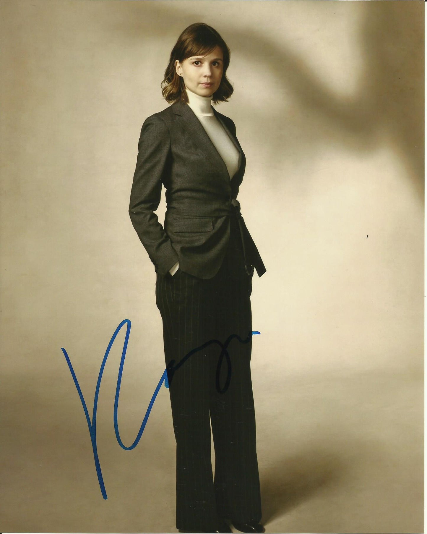 KATJA HERBERS SIGNED SEXY 10X8 PHOTO (2)