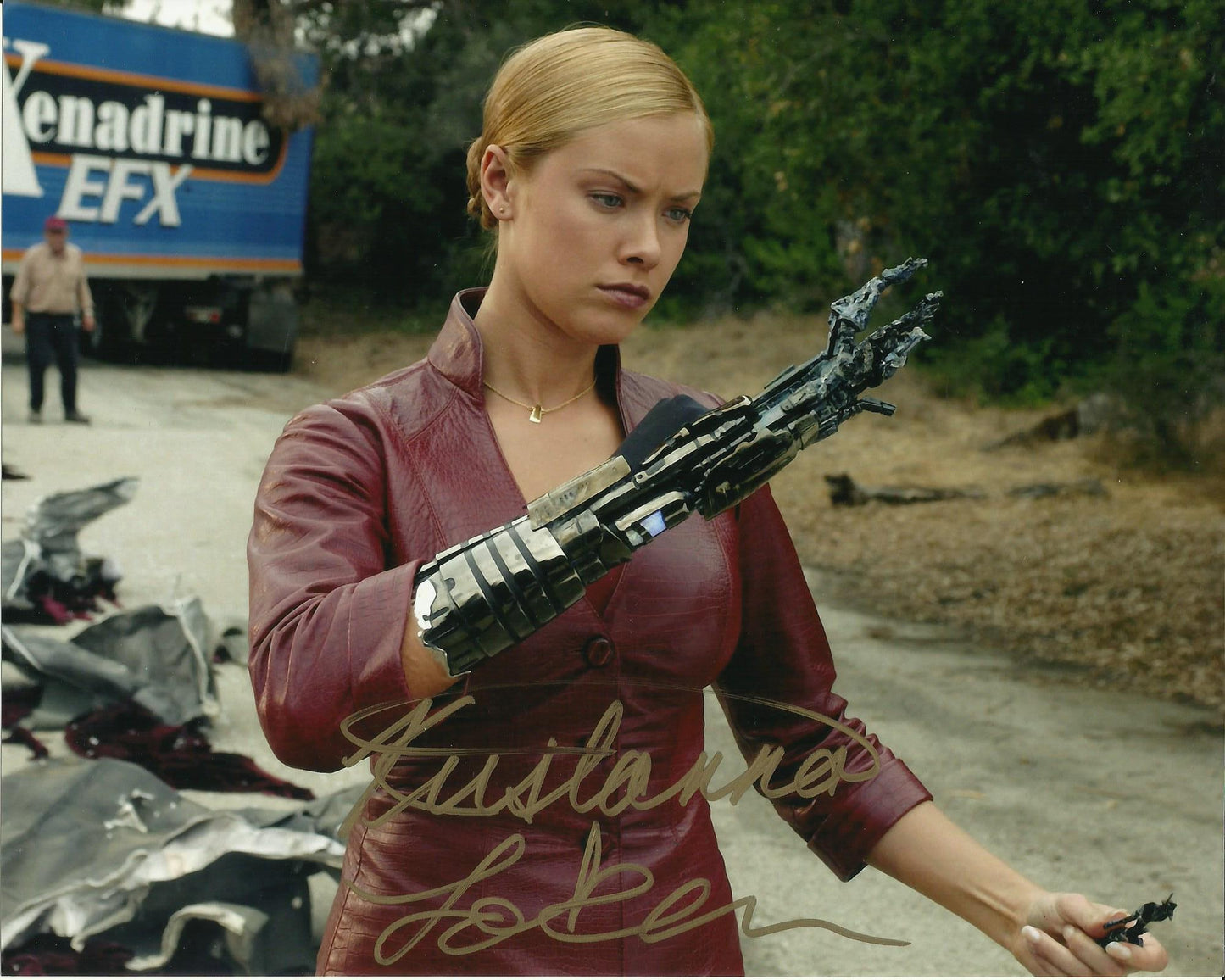 KRISTANNA LOKEN SIGNED TERMINATOR 3 10X8 PHOTO (1)