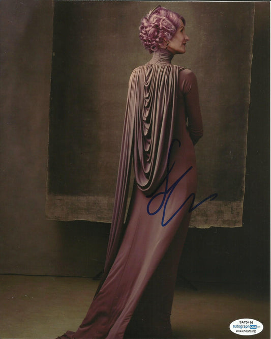 LAURA DERN SIGNED STAR WARS 8X10 PHOTO (3) ALSO ACOA CERTIFIED