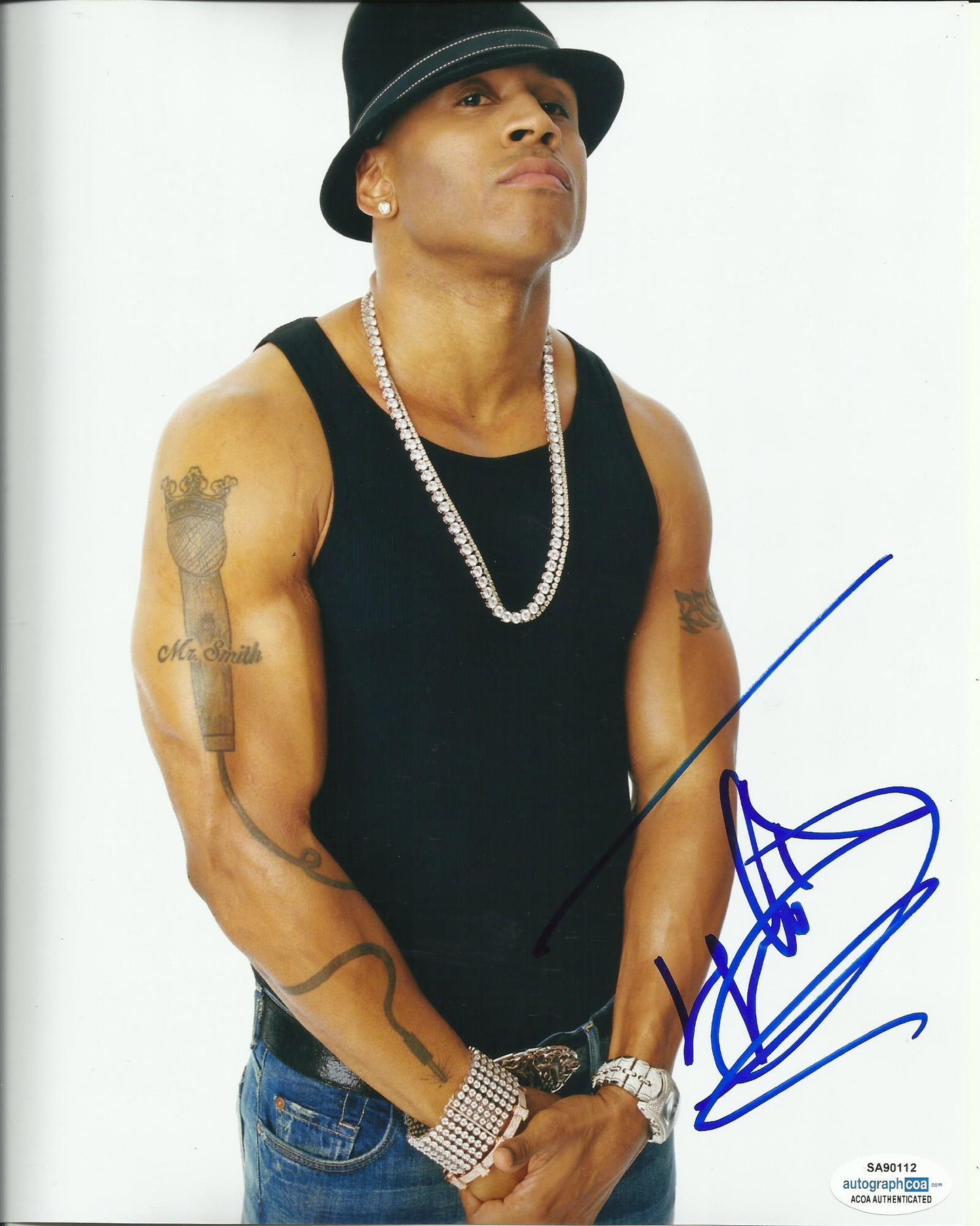 LL COOL J SIGNED COOL 8X10 PHOTO (1) ALSO ACOA CERTIFIED