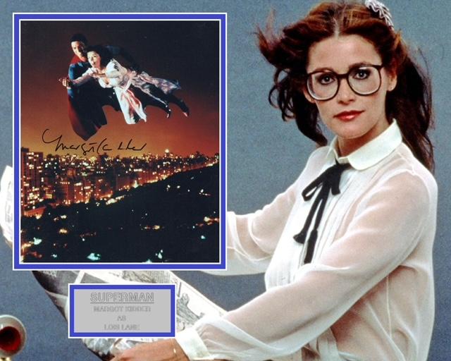 MARGOT KIDDER SIGNED SUPERMAN PHOTO MOUNT UACC REG 242 (1)