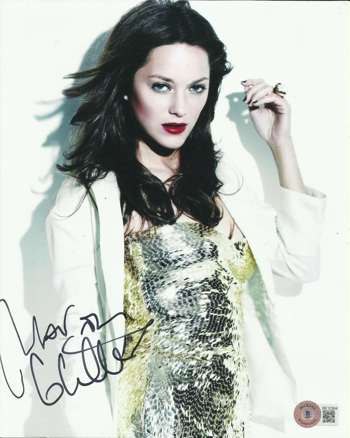 MARION COTILLARD SIGNED SEXY 10X8 PHOTO (5) ALSO BECKETT COA