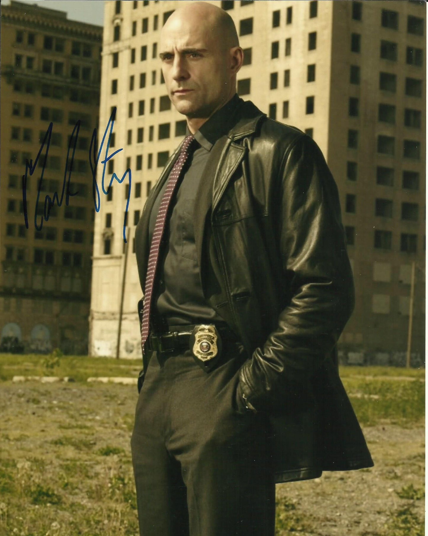 MARK STRONG SIGNED LOW WINTER SUN 8X10 PHOTO