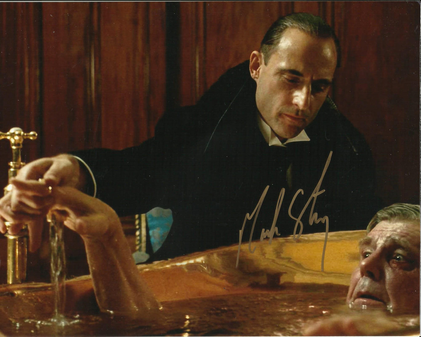MARK STRONG SIGNED SHERLOCK HOLMES 8X10 PHOTO (2)