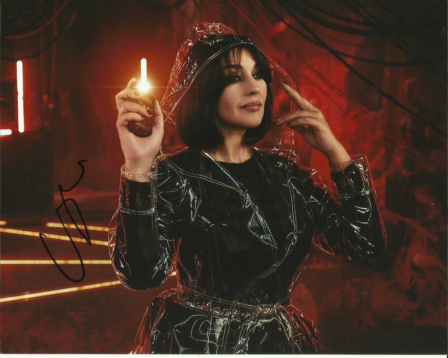 MONICA BELLUCCI SIGNED NEKROTRONIC 10X8 PHOTO