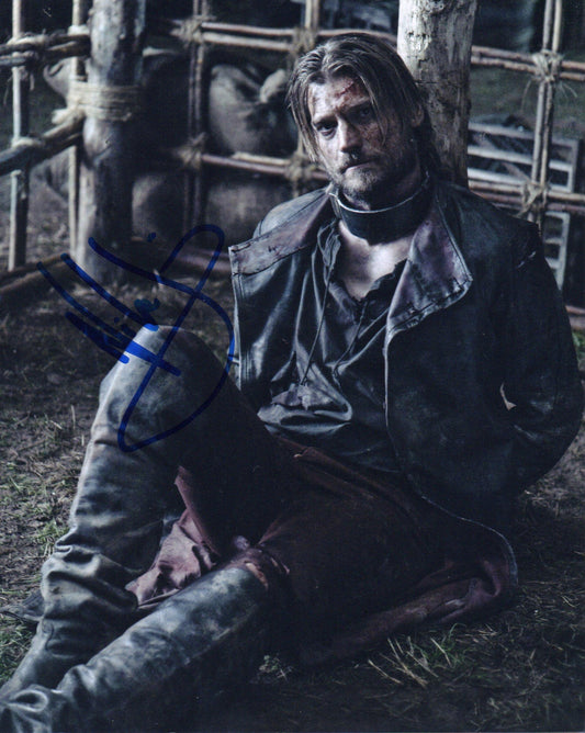 NIKOLAJ COSTER-WALDAU SIGNED GAME OF THRONES 8X10 PHOTO (2)