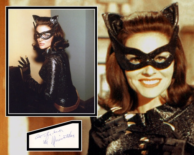 LEE MERIWETHER SIGNED BATMAN PHOTO MOUNT UACC REG 242 ACOA