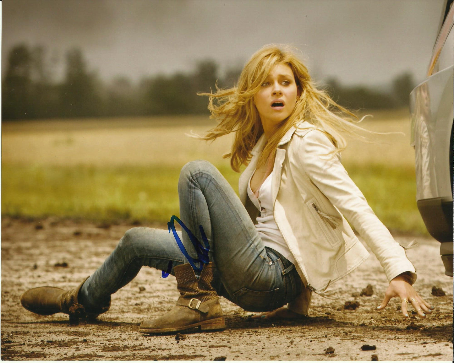 NICOLA PELTZ SIGNED SEXY TRANSFORMERS 10X8 PHOTO (2)