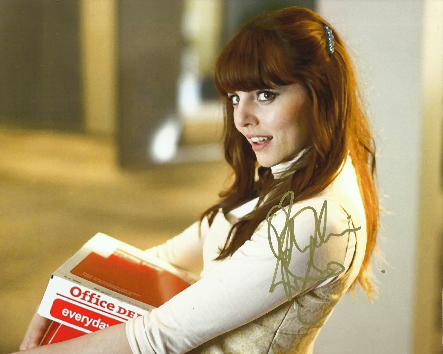 OPHELIA LOVIBOND SIGNED SEXY 10X8 PHOTO (2)